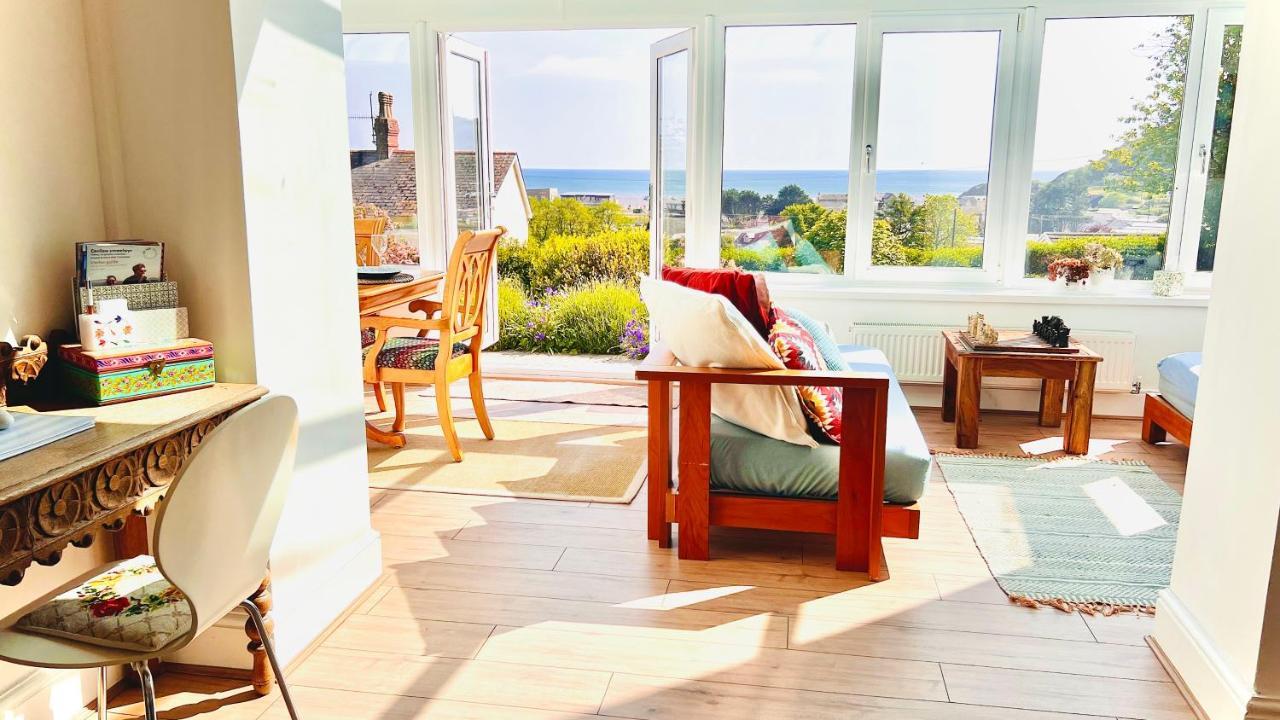 Gordy Hall -Sea Facing Welsh Cottage With Stunning Views Pendine Exterior foto